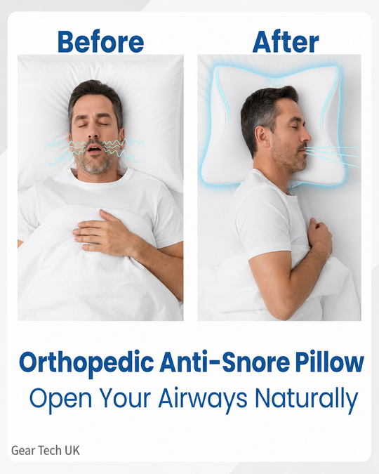 Oreiller Ergonomique Anti-Ronflement pour Un Sommeil Réparateur