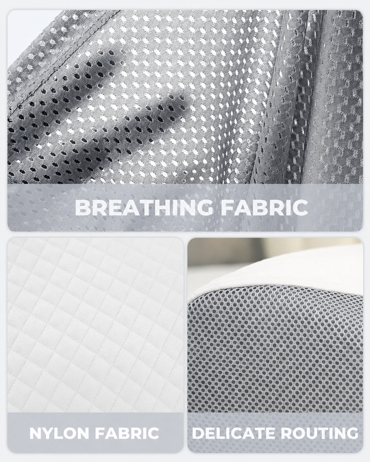 Oreiller Mémoire de Forme Ergonomique Anti-Ronflement pour un Sommeil Réparateur