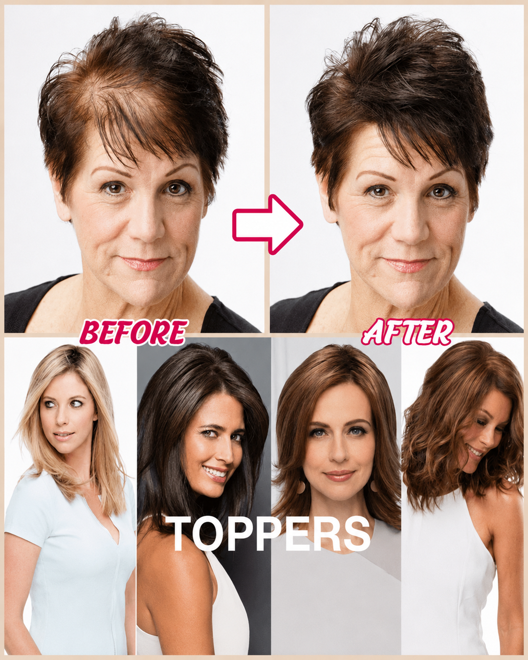 Extensions de Cheveux Clip-in pour Femme Pratiques