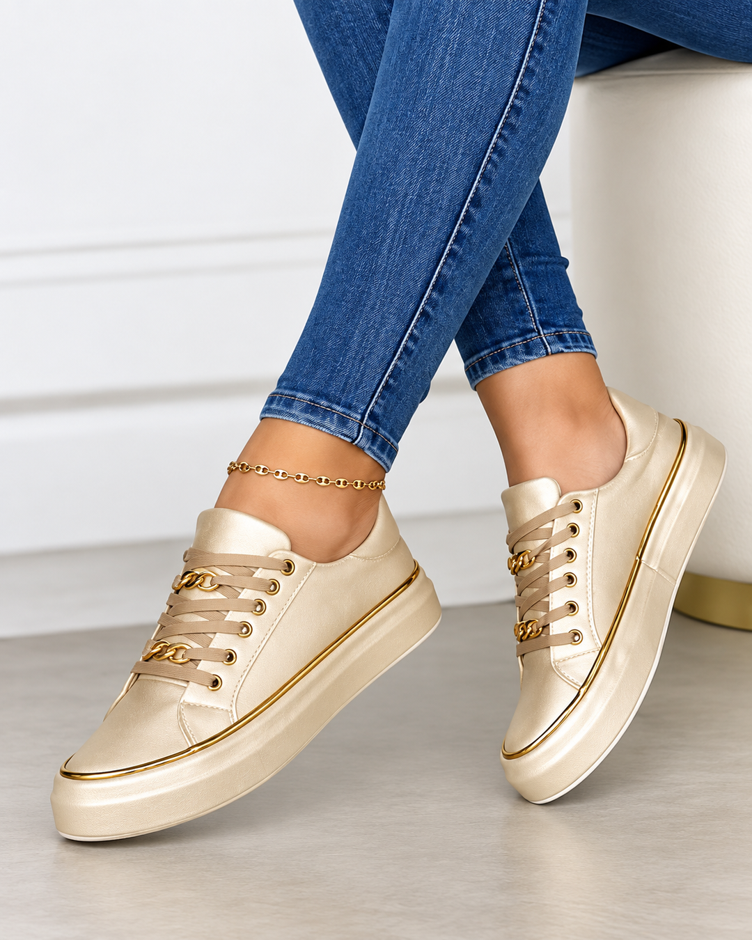 Baskets Femme Confortables Design Moderne
