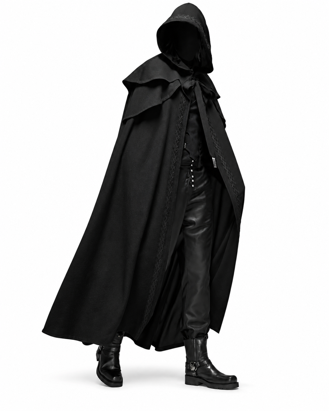 Manteau à Capuche Unisexe Gothique