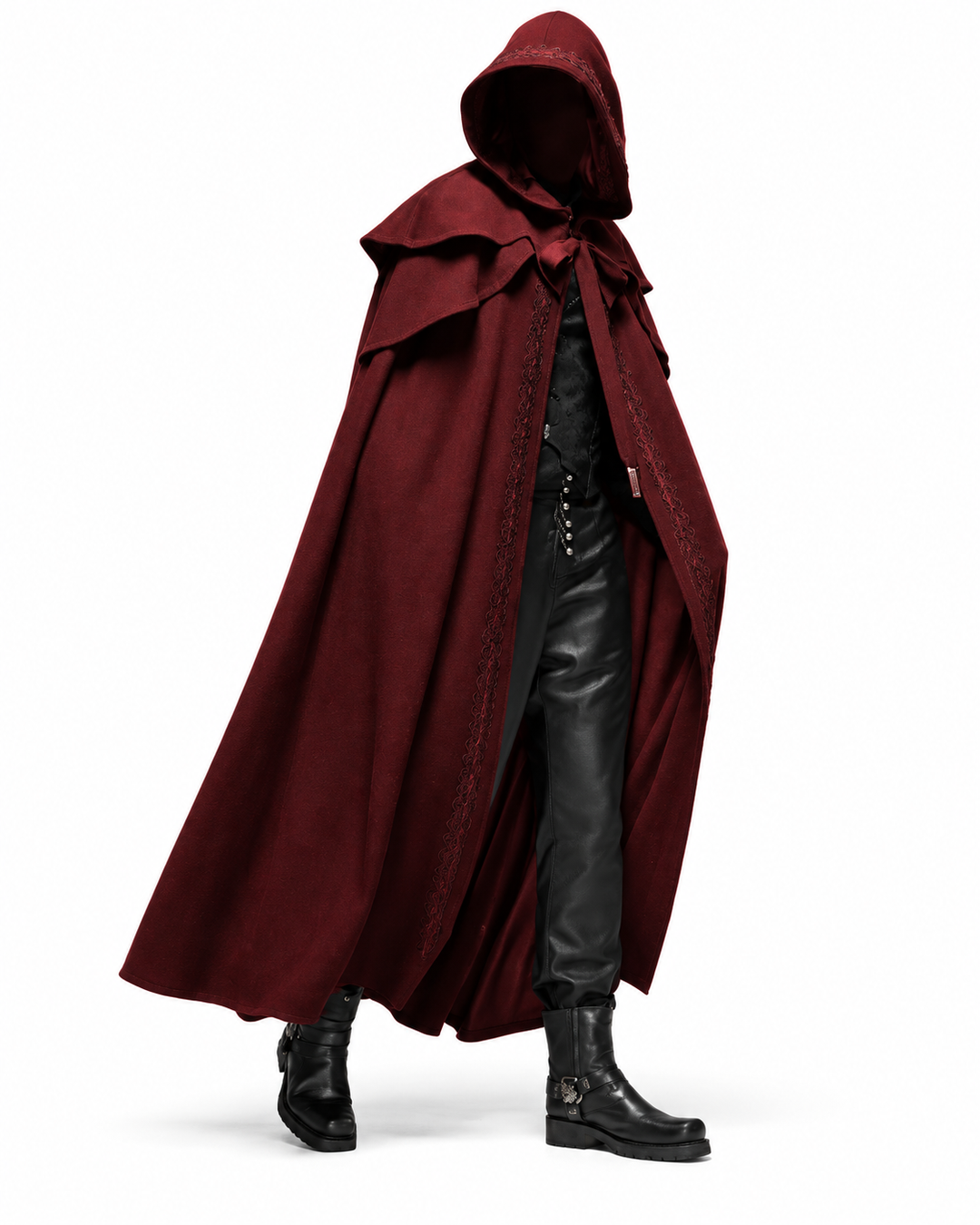 Manteau à Capuche Unisexe Gothique