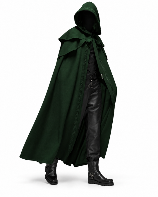 Manteau à Capuche Unisexe Gothique