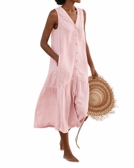 Robe Femme V-Ausschnitt Moderne