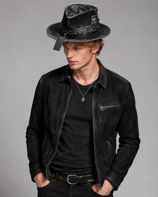 Chapeau d'Automne Tête de Mort Artisan