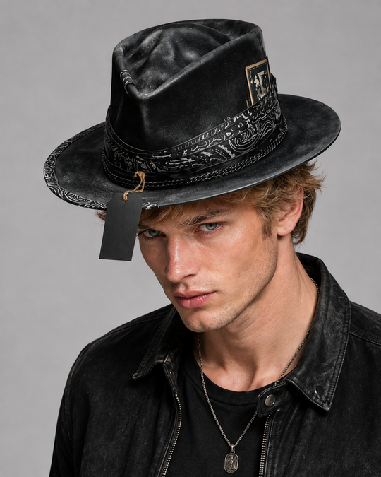 Chapeau d'Automne Tête de Mort Artisan
