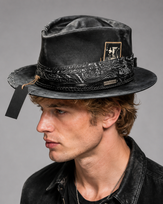 Chapeau d'Automne Tête de Mort Artisan