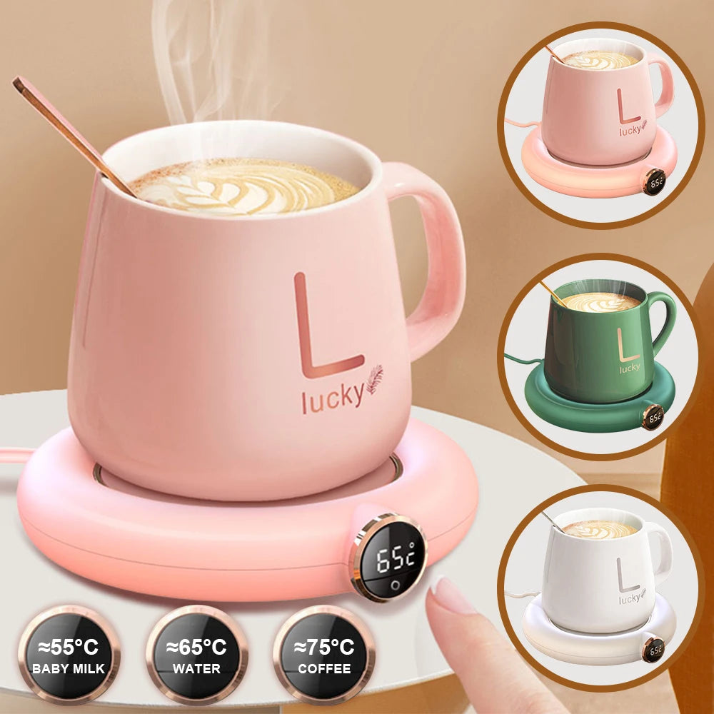 Chauffe Tasse USB Pratique avec Réglages de Température pour Café et Thé 3
