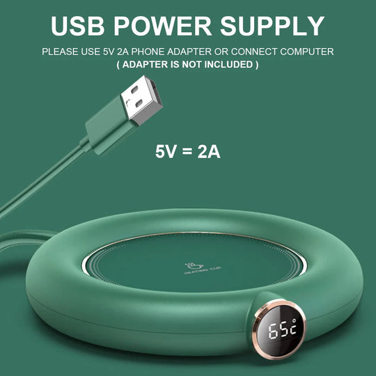 Chauffe Tasse USB Pratique avec Réglages de Température pour Café et Thé 7