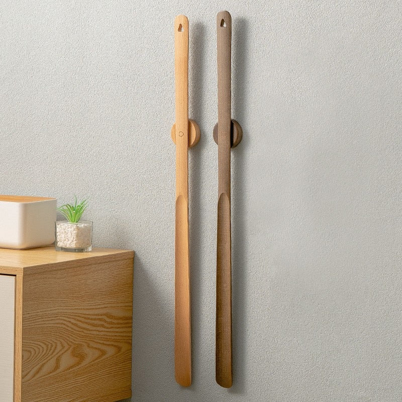 Chausse-pied Long en Bois pour un Enfilage Facile 2