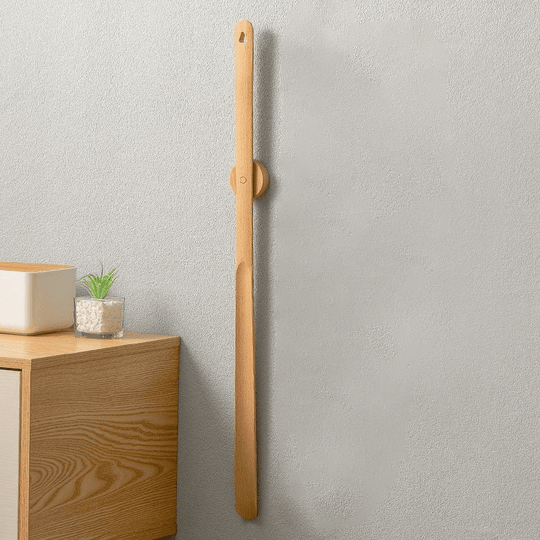 Chausse-pied Long en Bois pour un Enfilage Facile 8
