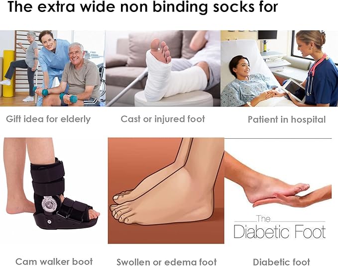 Chaussettes Extra Larges Confortables pour Femmes et Hommes 4