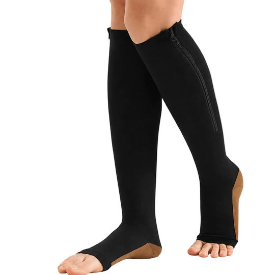 Chaussettes de Compression à Fermeture Éclair pour Femmes et Hommes 0