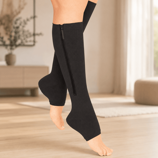 Chaussettes de Compression à Fermeture Éclair pour Femmes et Hommes 5