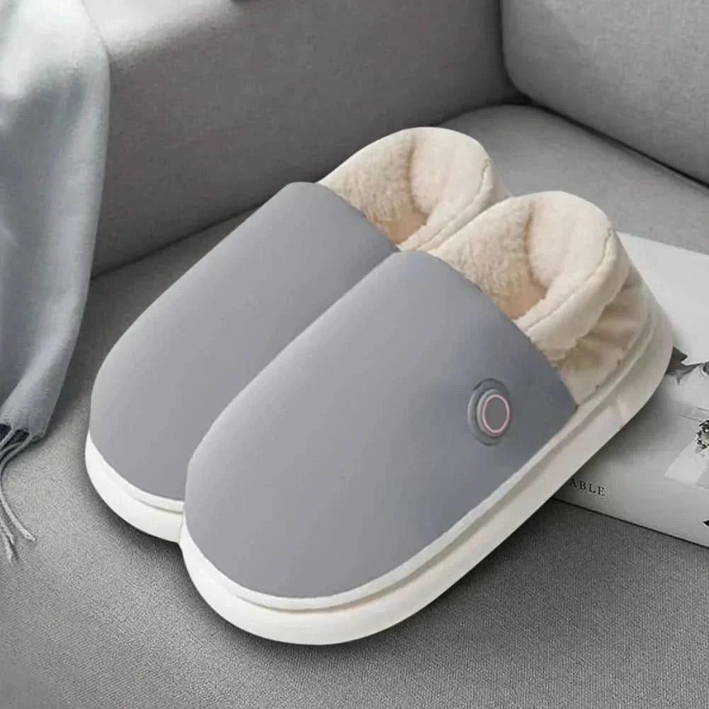 Chaussons Électriques Confortables Pour Femmes Et Hommes Avec Réglages De Température 1