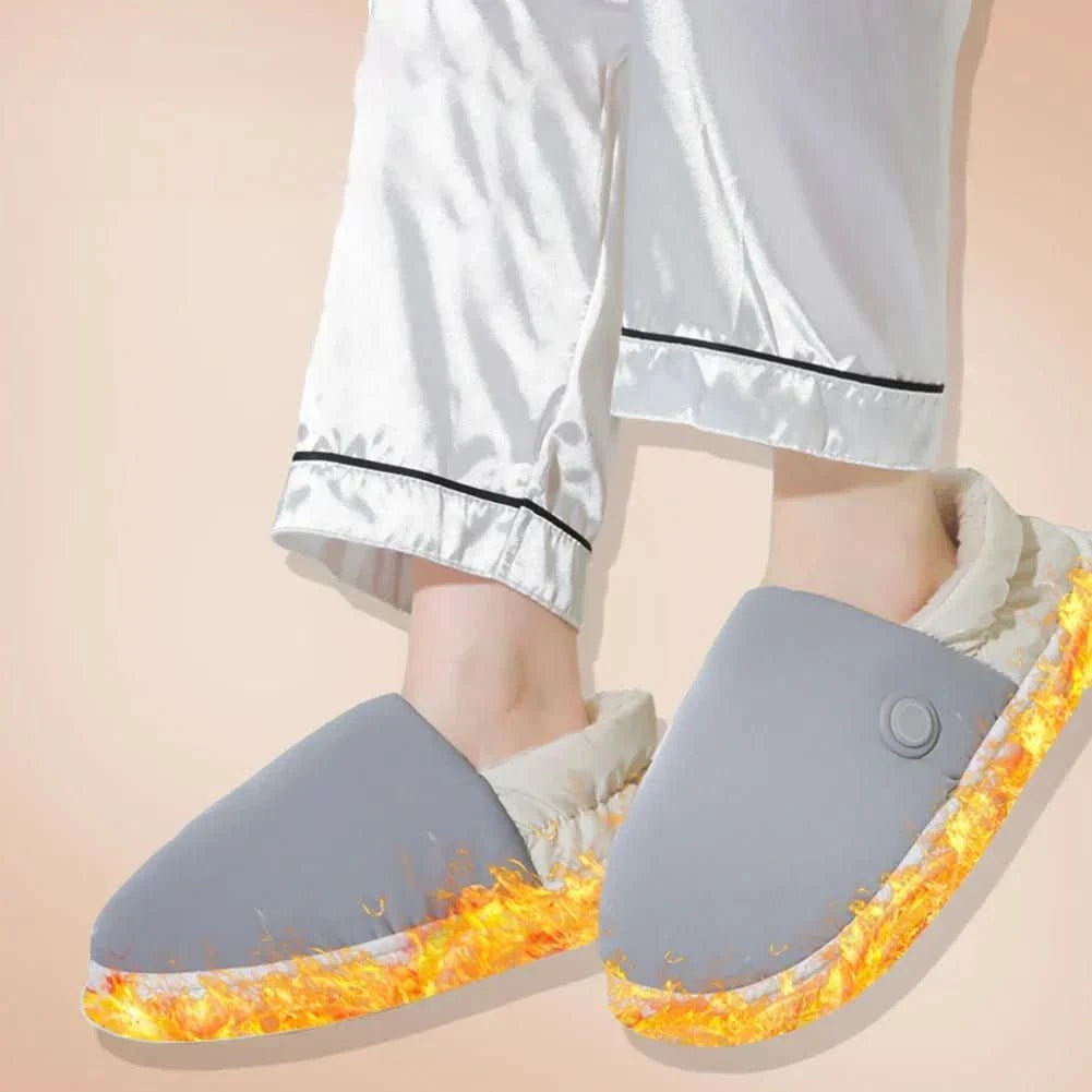 Chaussons Électriques Confortables Pour Femmes Et Hommes Avec Réglages De Température 2