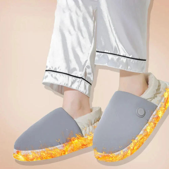 Chaussons Électriques Confortables Pour Femmes Et Hommes Avec Réglages De Température 2
