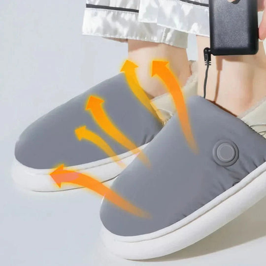 Chaussons Électriques Confortables Pour Femmes Et Hommes Avec Réglages De Température 3
