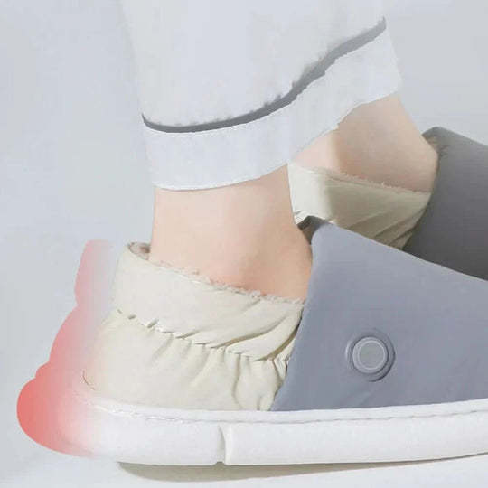Chaussons Électriques Confortables Pour Femmes Et Hommes Avec Réglages De Température 4