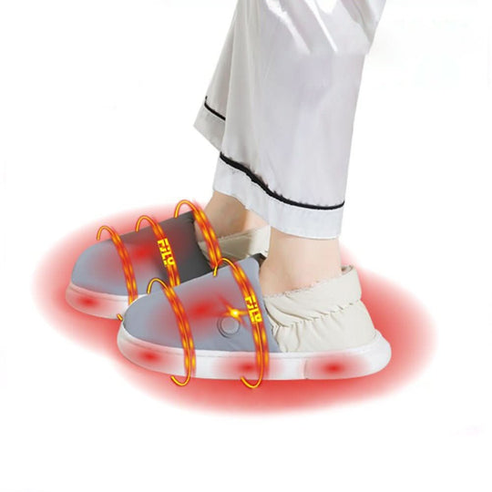 Chaussons Électriques Confortables Pour Femmes Et Hommes Avec Réglages De Température 8