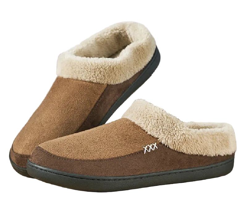 Chaussons Homme Confortables Antidérapants pour Détente à Domicile 0