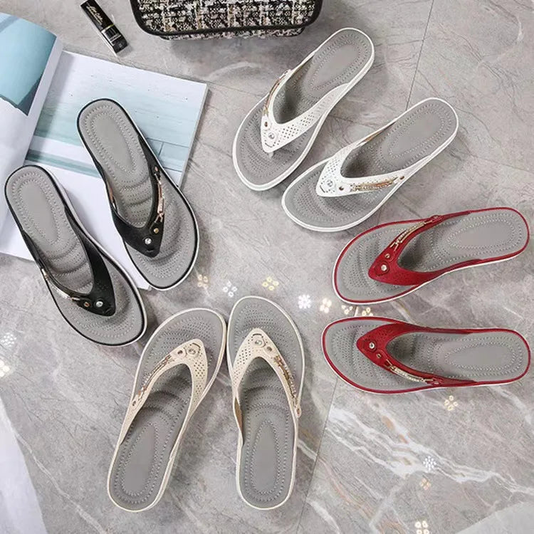 Chaussons Orthopédiques pour Femmes Confortables en Tissu Doux 2