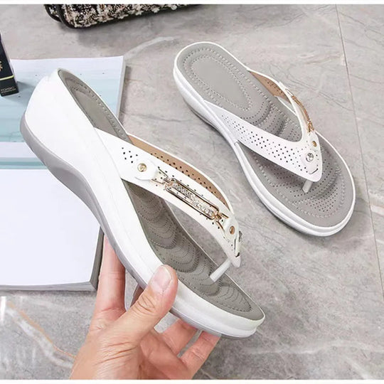 Chaussons Orthopédiques pour Femmes Confortables en Tissu Doux 3