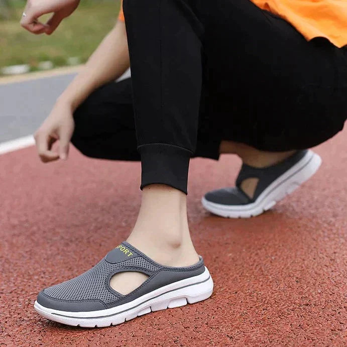 Chaussons Orthopédiques pour Hommes à Enfiler avec Semelle Confortable 4