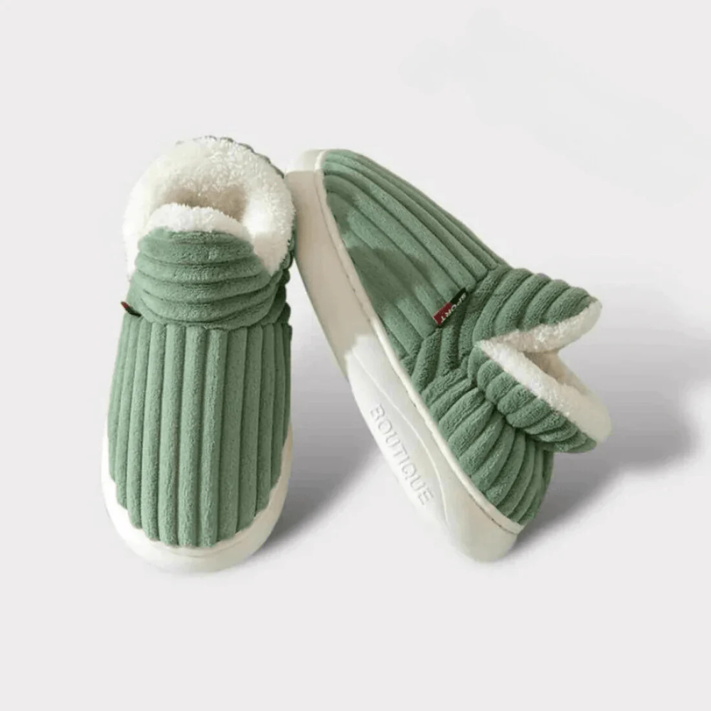 Chaussons Unisexes Confortables en Velours 3