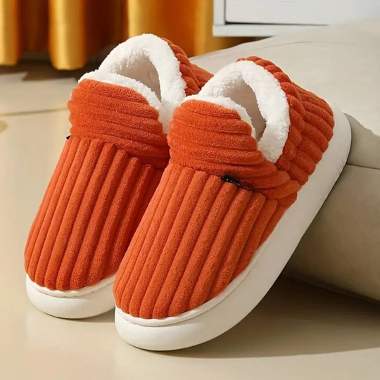 Chaussons Unisexes Confortables en Velours 9