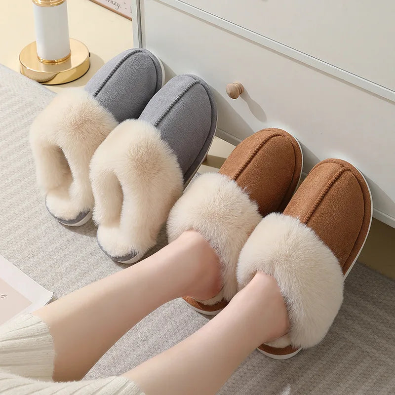 Chaussons d'Intérieur Femmes Doublure Douce Antidérapants 2