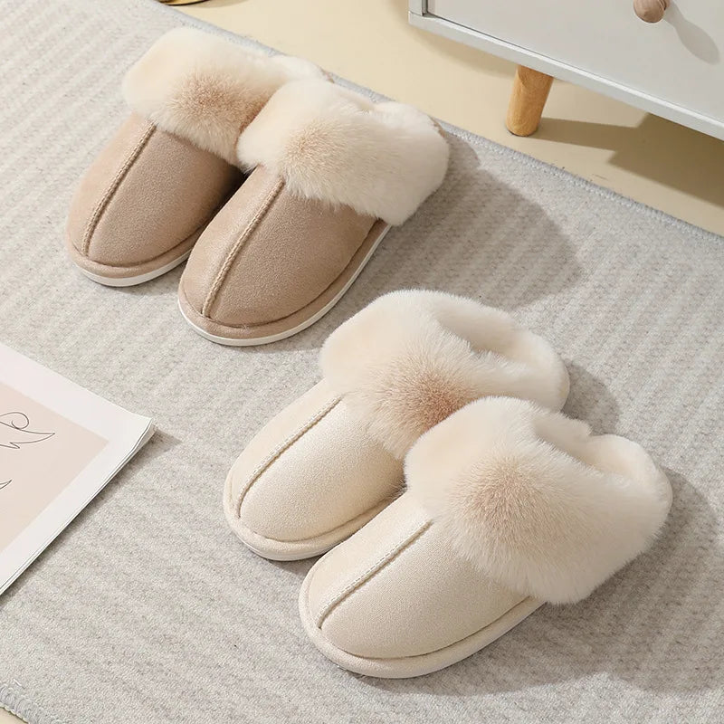 Chaussons d'Intérieur Femmes Doublure Douce Antidérapants 3
