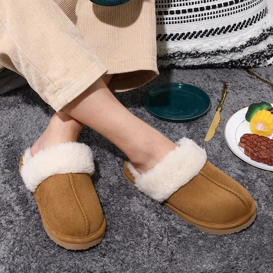Chaussons d'Intérieur Femmes Doublure Douce Antidérapants 6