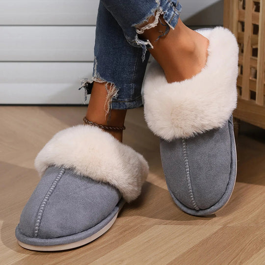 Chaussons d'Intérieur Femmes Doublure Douce Antidérapants 8