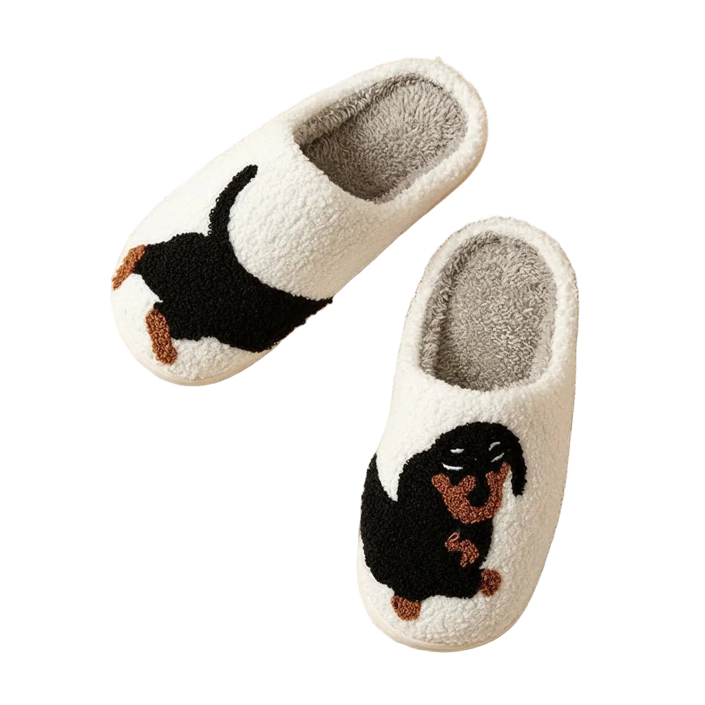 Chaussons pour Femme Motif Teckel 0