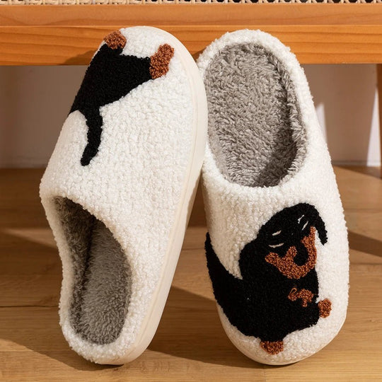 Chaussons pour Femme Motif Teckel 4