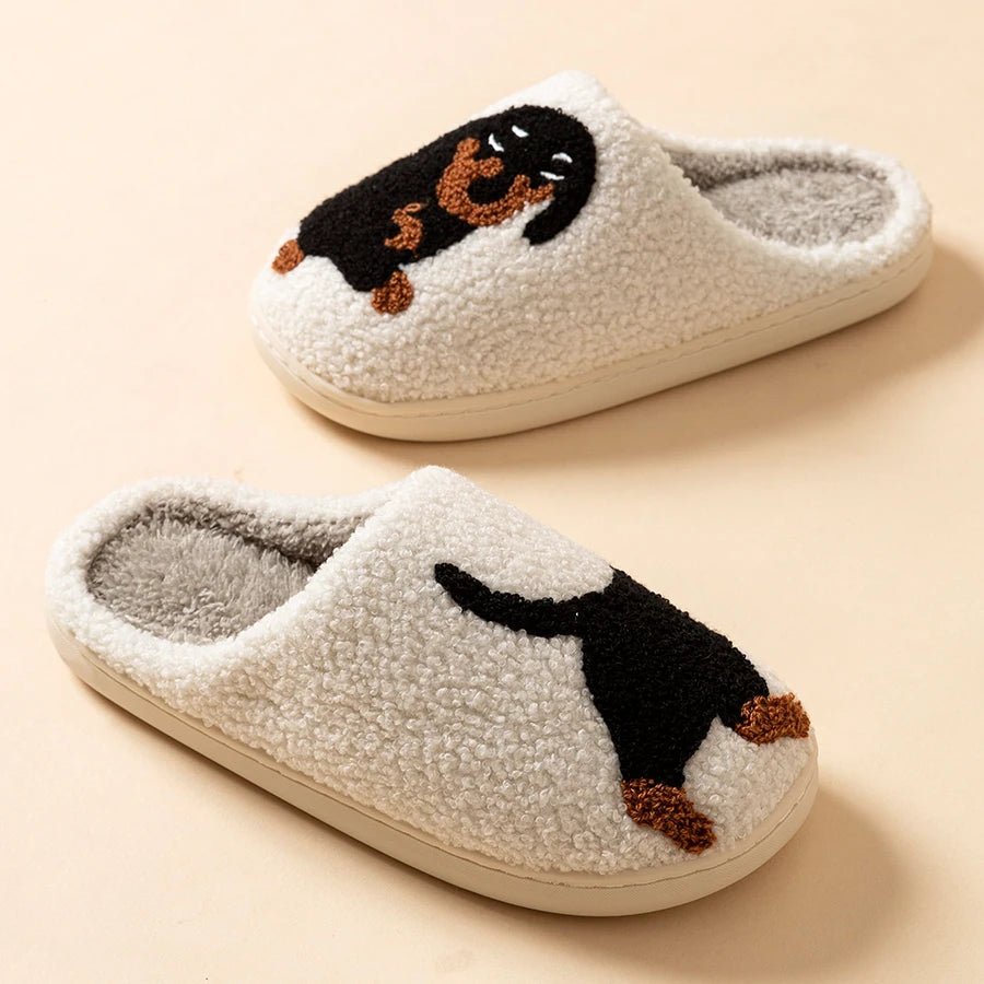 Chaussons pour Femme Motif Teckel 6