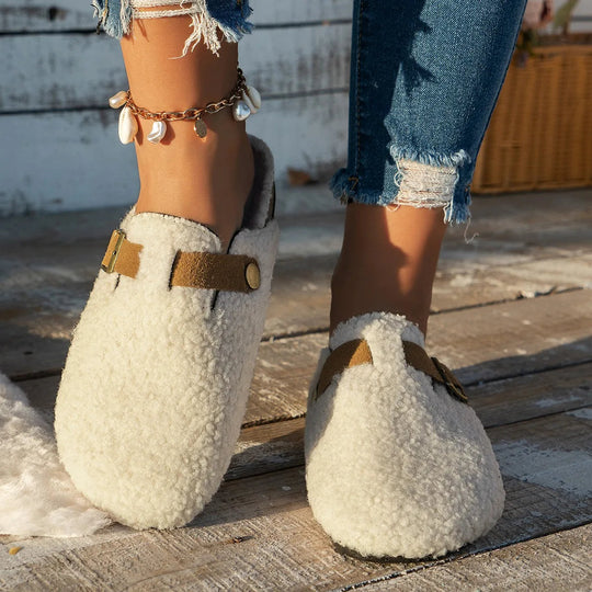 Chaussons pour Femmes avec Détail de Boucle et Confort Douillet 5