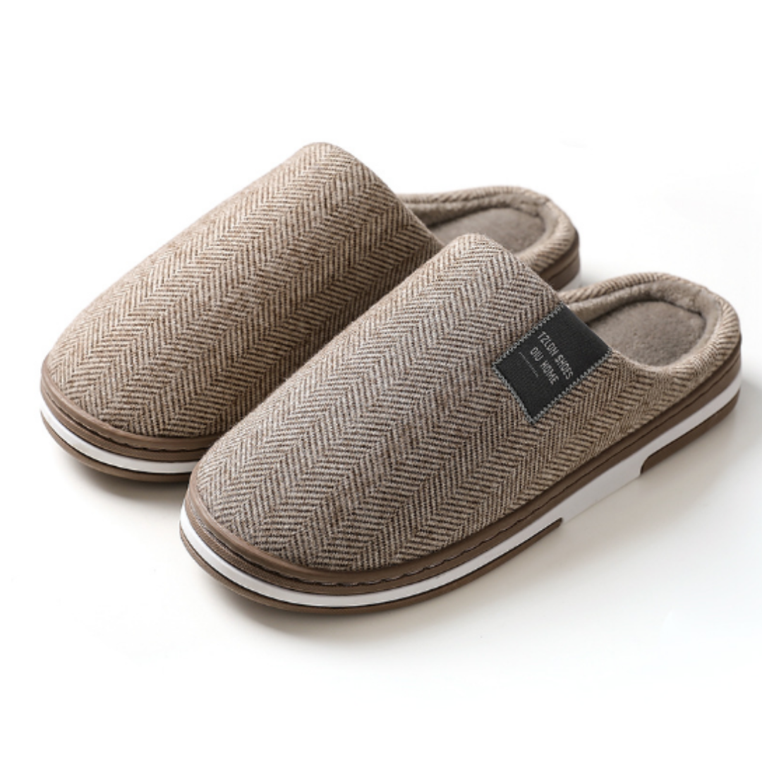 Chaussons pour Hommes Confortables en Matériaux Doux 0