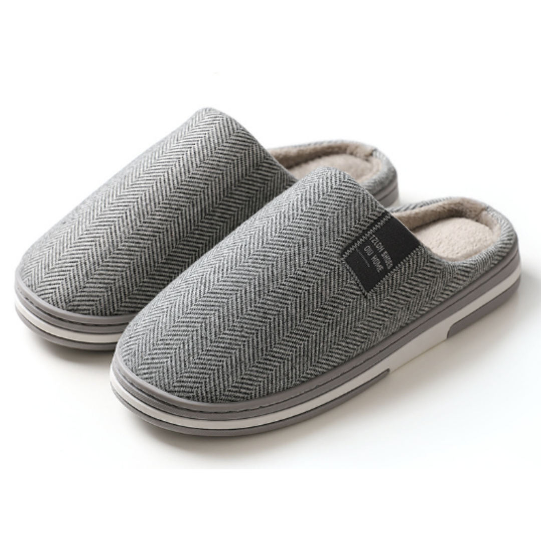 Chaussons pour Hommes Confortables en Matériaux Doux 2