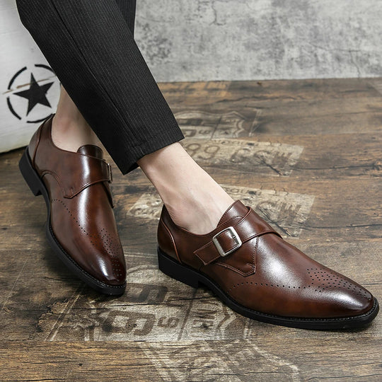 Chaussure Mariage Homme Cuir Italien Mocassin Décontracté 5