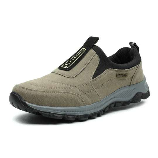 Chaussure Randonnée Homme Cuir Suédé Respirant Antidérapante 1
