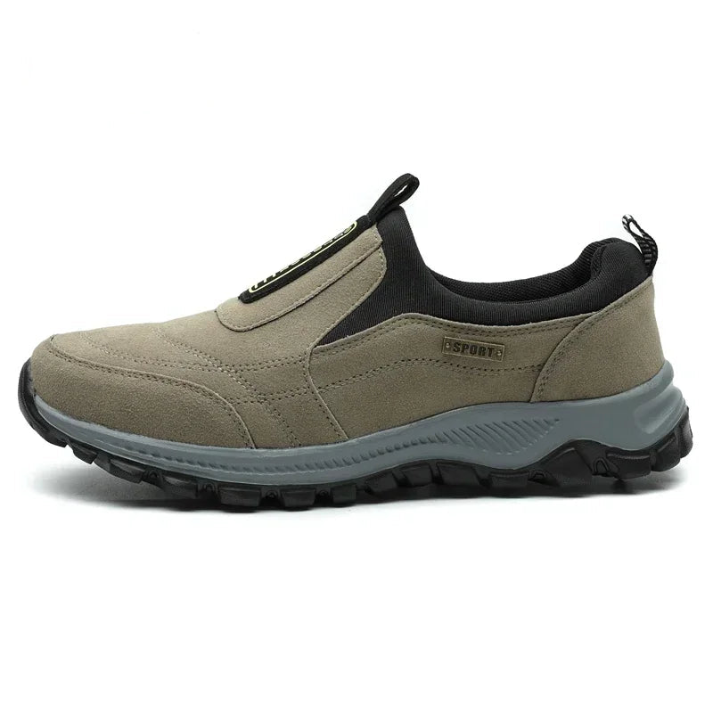 Chaussure Randonnée Homme Cuir Suédé Respirant Antidérapante 2