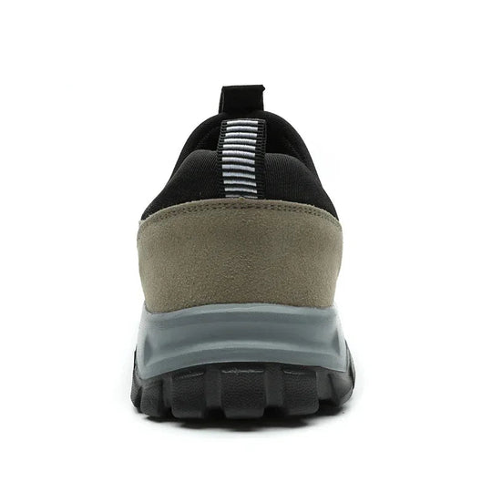 Chaussure Randonnée Homme Cuir Suédé Respirant Antidérapante 3