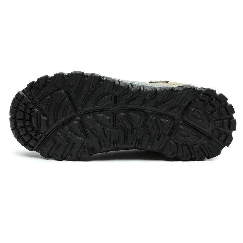 Chaussure Randonnée Homme Cuir Suédé Respirant Antidérapante 5