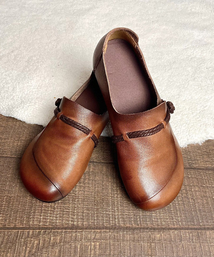 Chaussures Plates Rétro Femme avec Sangles Croisées 1