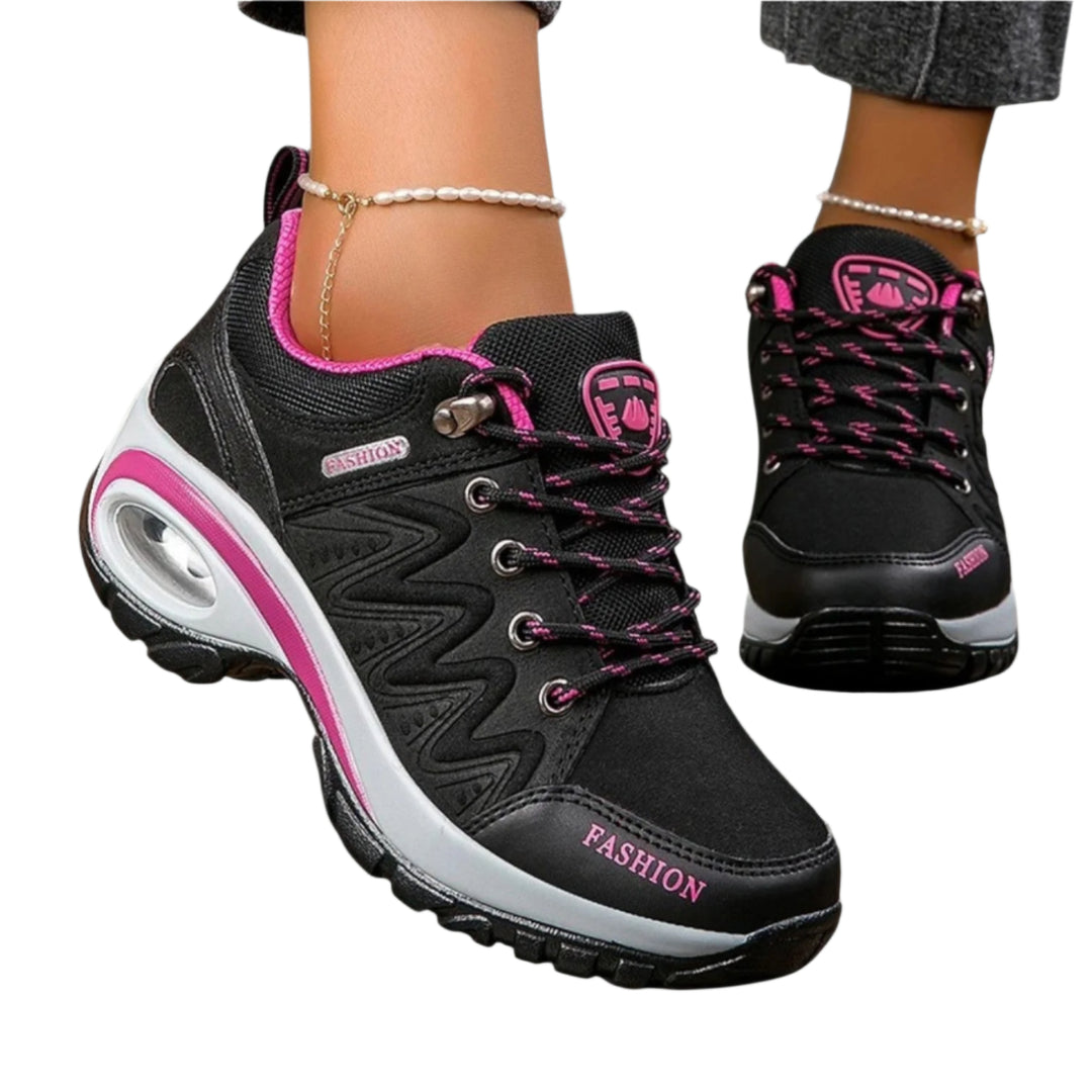 Chaussures Randonnée Femme Imperméables Confortables Tissu Caoutchouc 1