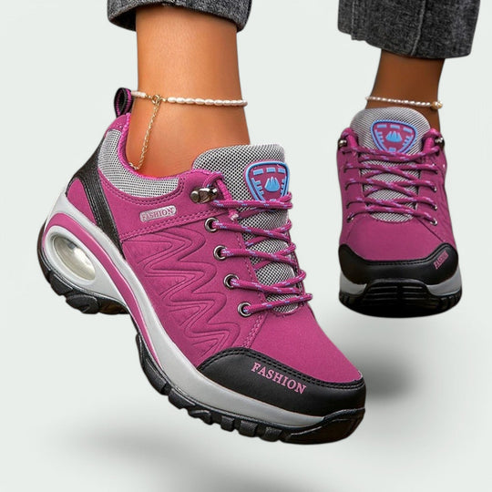 Chaussures Randonnée Femme Imperméables Confortables Tissu Caoutchouc 2