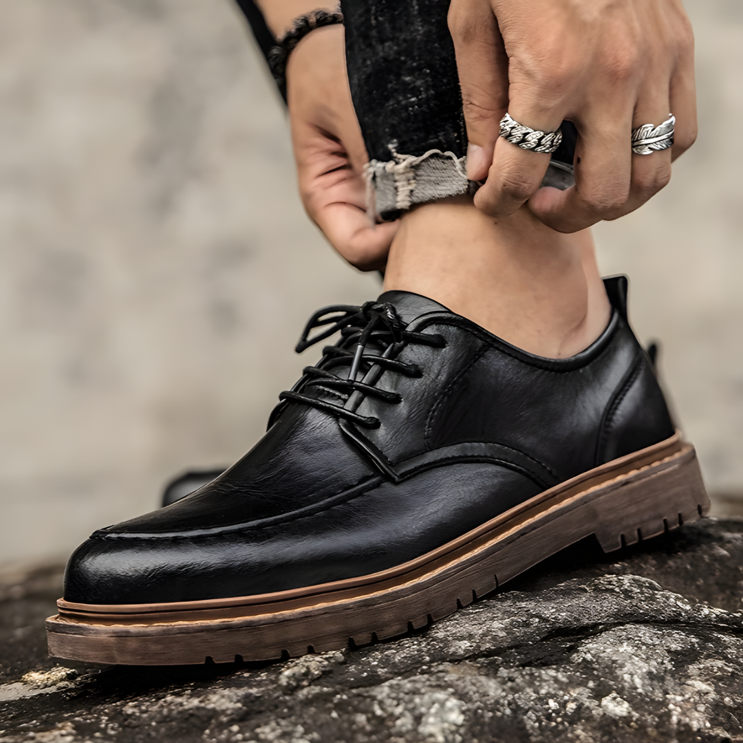 Chaussures à Lacets pour Hommes Classiques 2