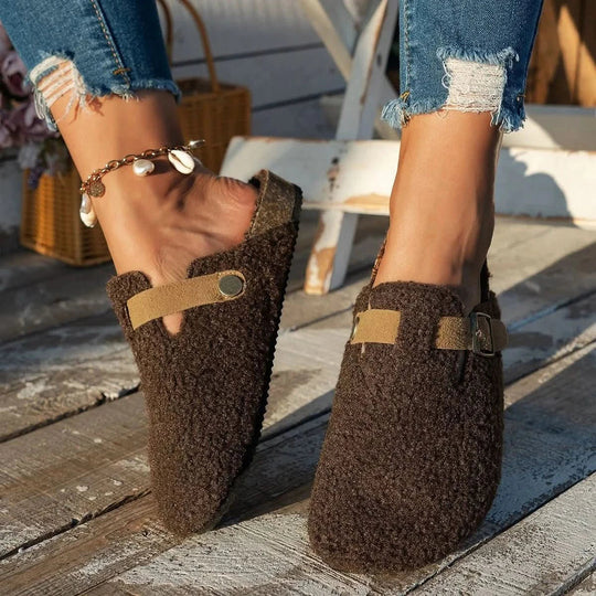 Chaussures d'Hiver Confortables en Laine pour Femmes 4
